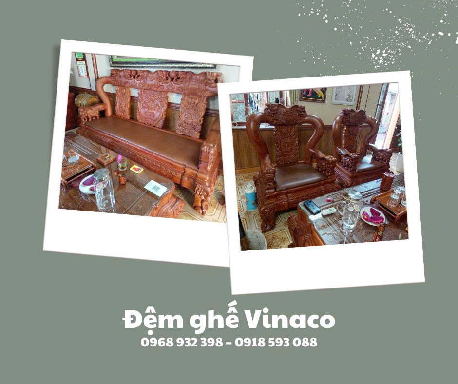 Đệm ghế gỗ không thể nào trượt được